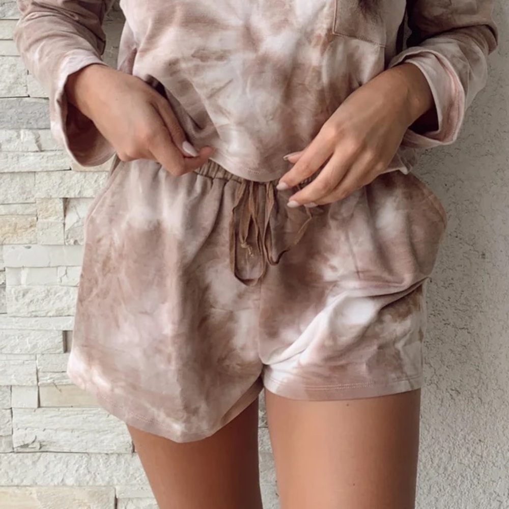 Papermoon Mauve Tie Dye Shorts